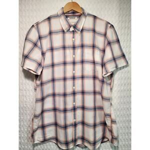 Good Threads Slim XL Men's Button Down Shirt Short Sleeve